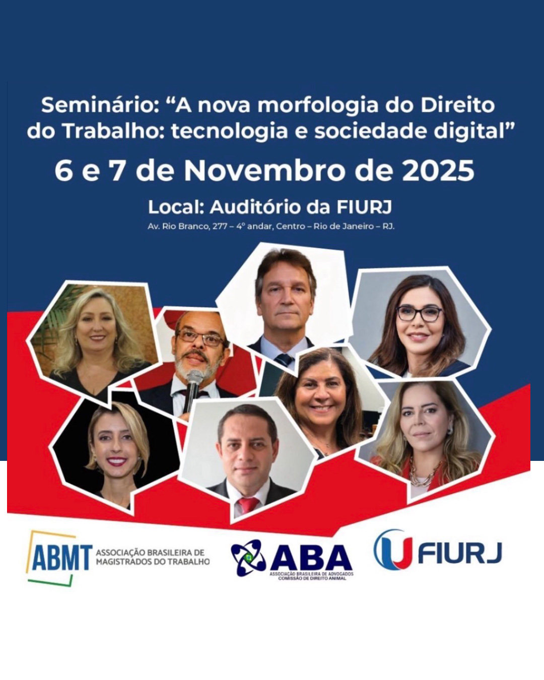 Participe do Seminário: A nova morfologia do Direito do Trabalho: tecnologia e sociedade digital