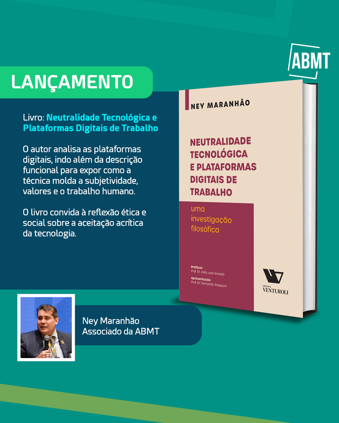 Conheça a obra: Neutralidade Tecnológica e Plataformas Digitais de Trabalho.