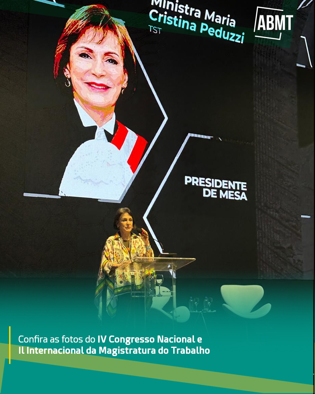 Confira as fotos do 2o dia do IV Congresso Nacional e II Internacional da Magistratura do Trabalho.