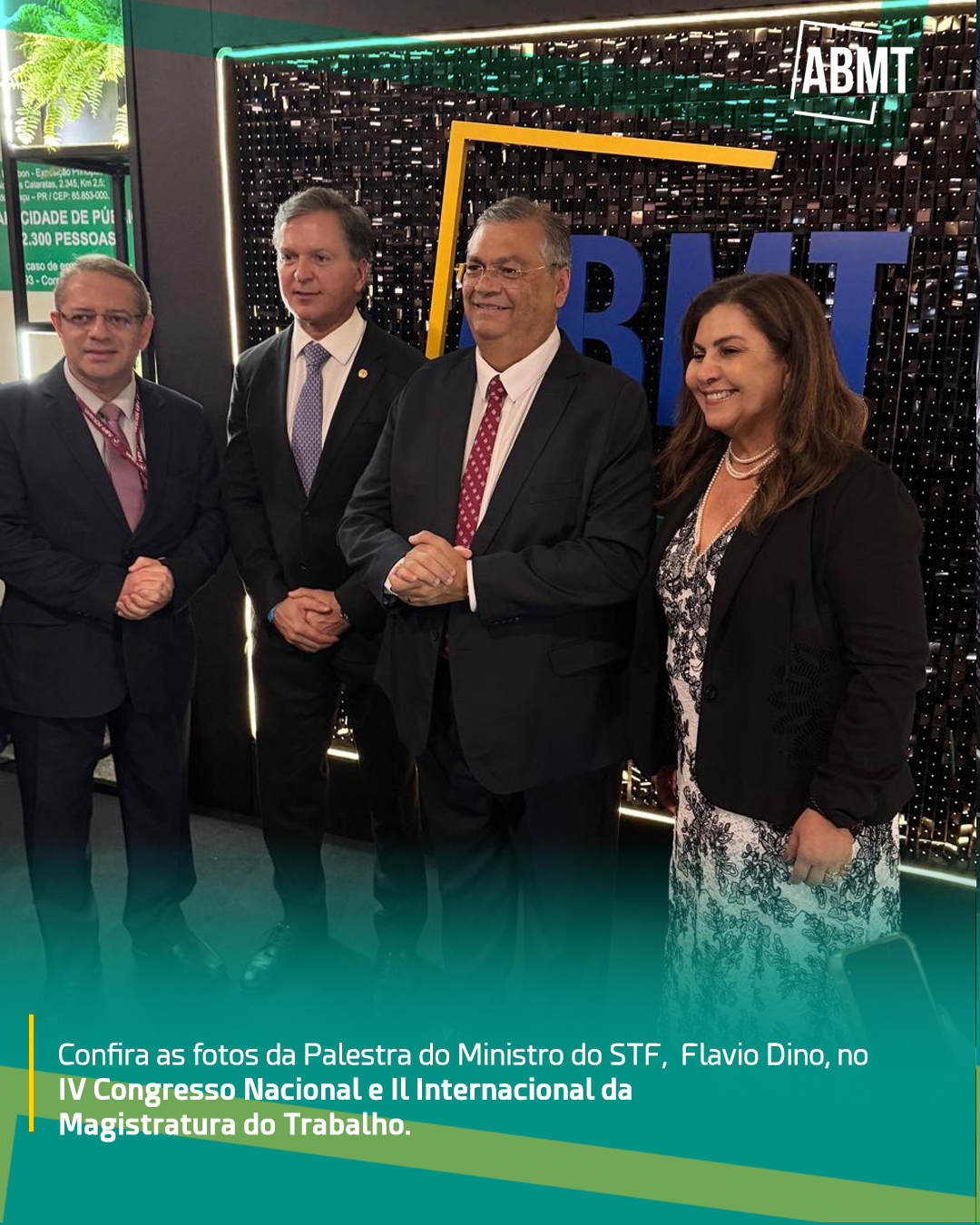 Confira as fotos da Palestra do Ministro do STF, Flavio Dino, no 2o dia do IV Congresso Nacional e Il Internacional da Magistratura do Traba